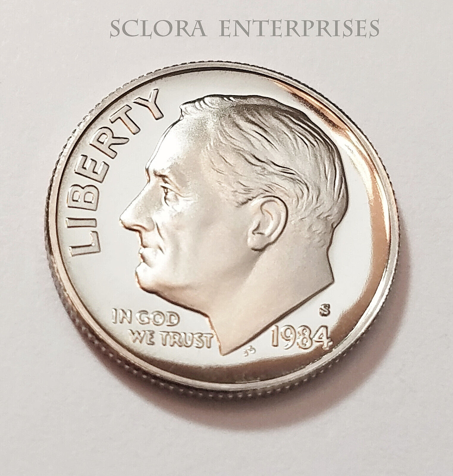 1984 S Roosevelt  *PROOF*  Dime  **FREE SHIPPING**