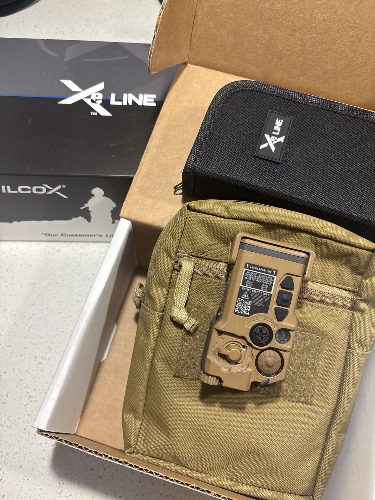 Wilcox Raid XE Full Power MIL/LE Tan with Green Vis