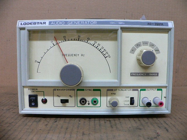 Lodestar Audio Generator Ag-2601A 600 Ohm