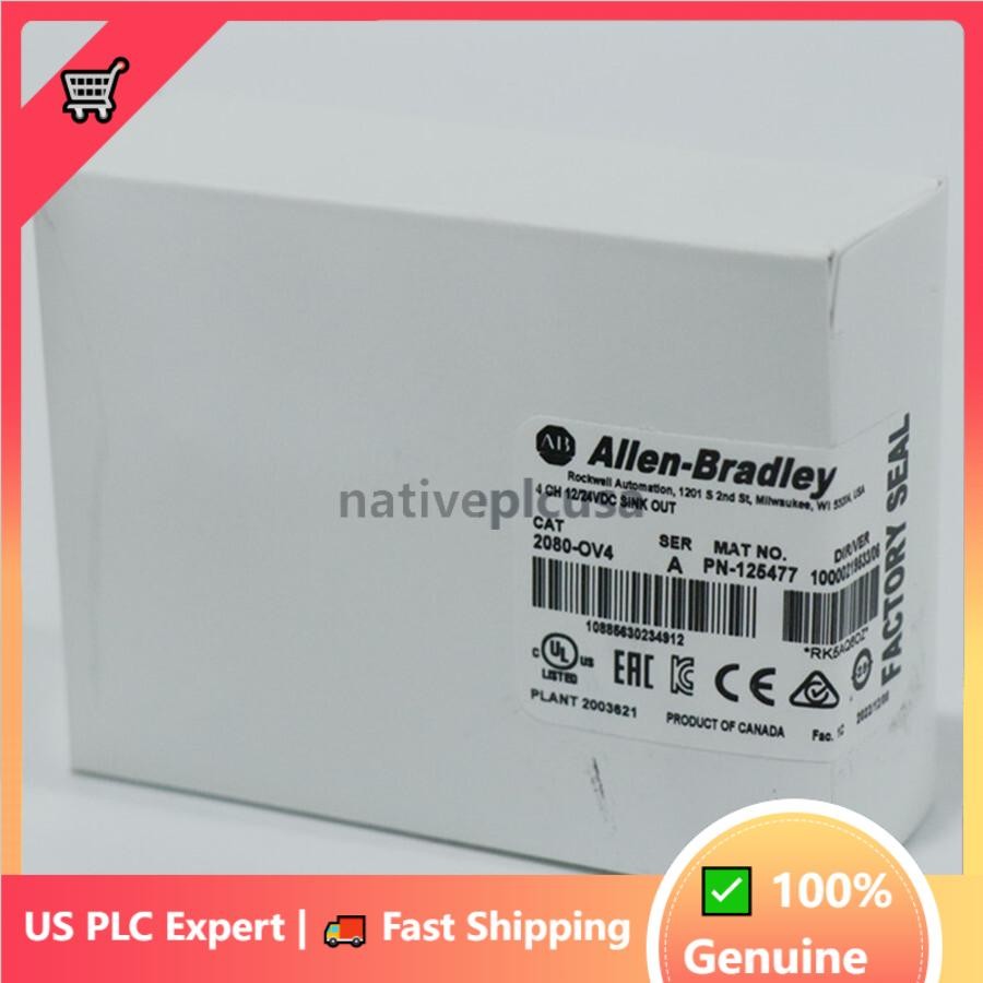 NEW ~ Allen-Bradley 2080-OV4 Micro800 Module 2080OV4 2080OV4 Fast Ship 1pcs