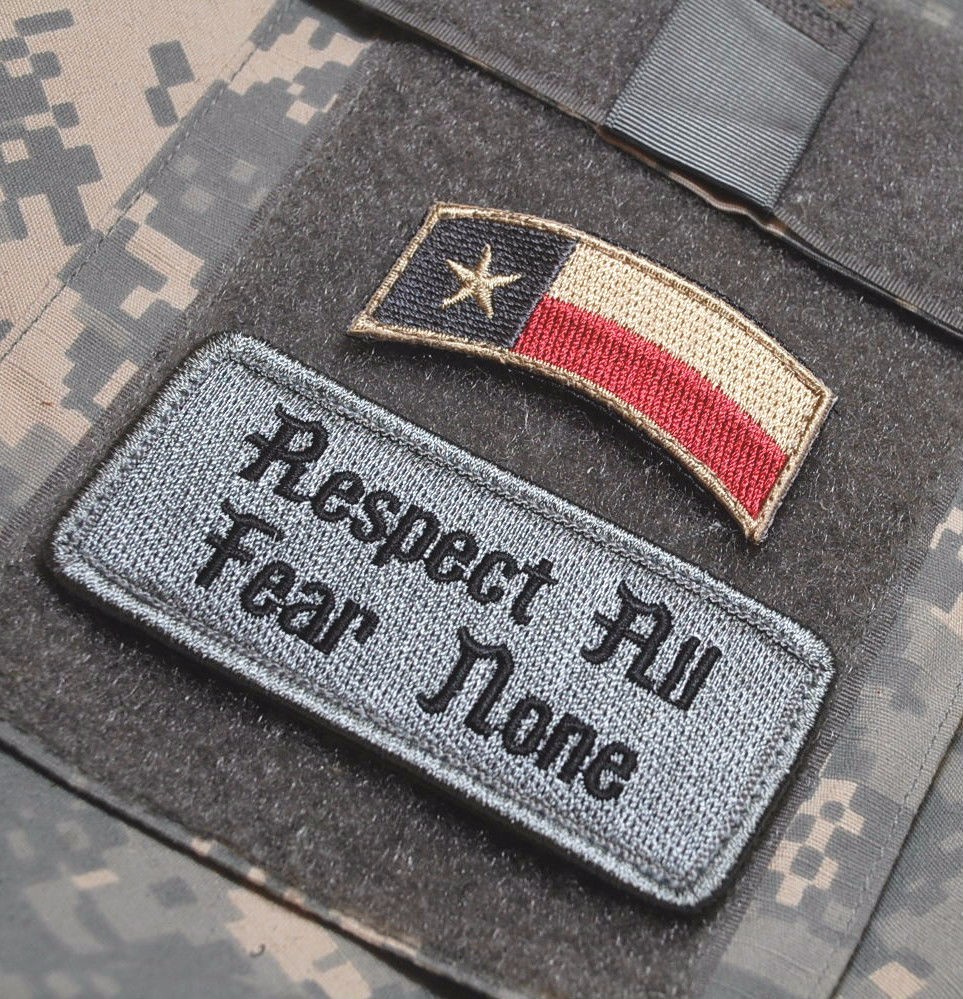 KANDAHAR WHACKER© MARSOC USMC RAIDERS SP OPS SSI: Respect All Fear None + TX Tab