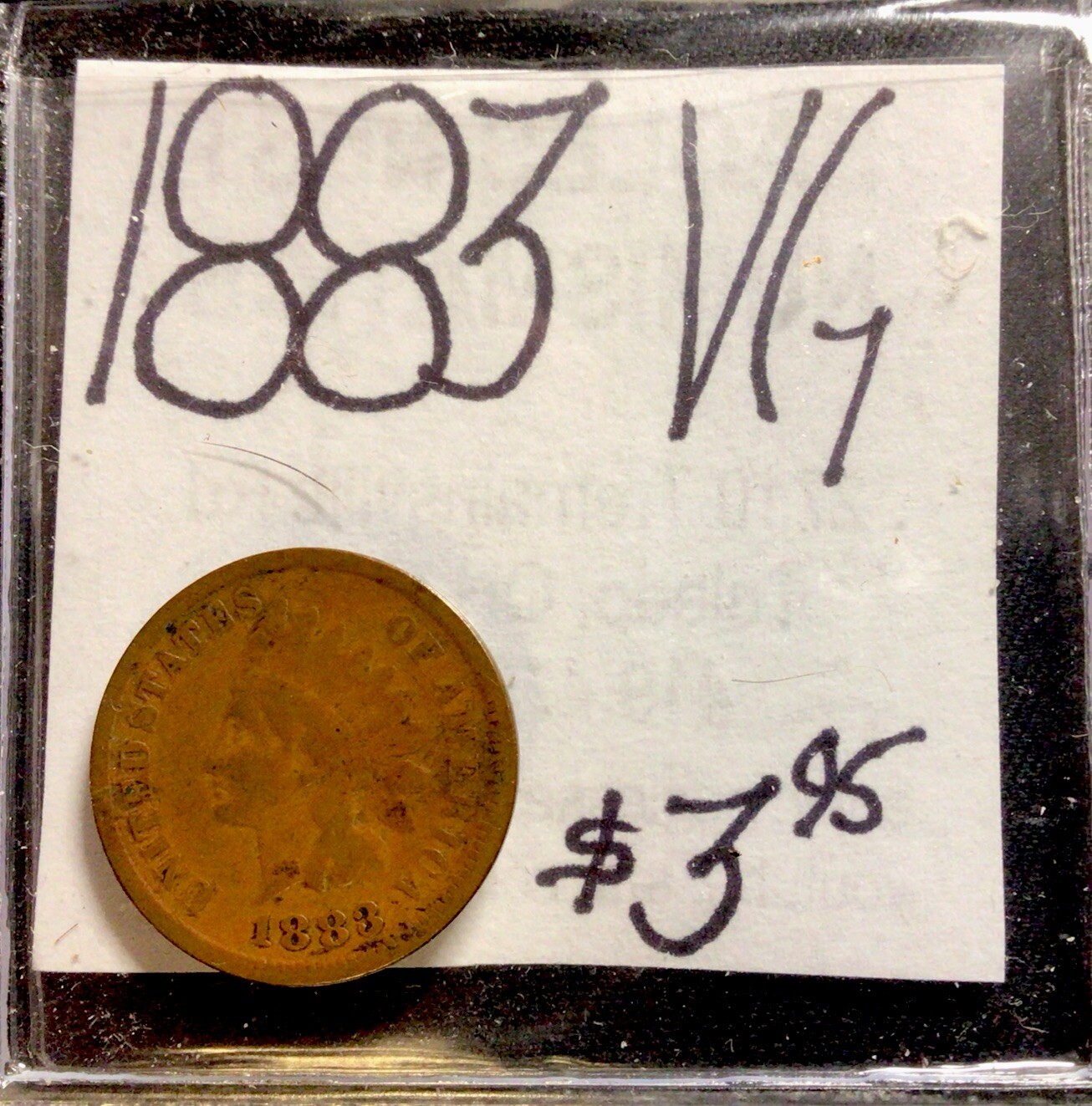 1883 Indian Head Cent VG! ENN Coins