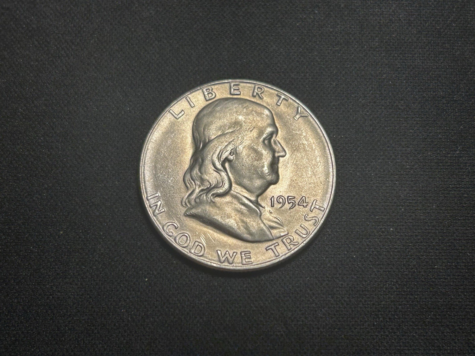 1954-S Franklin Silver Half Dollar BU