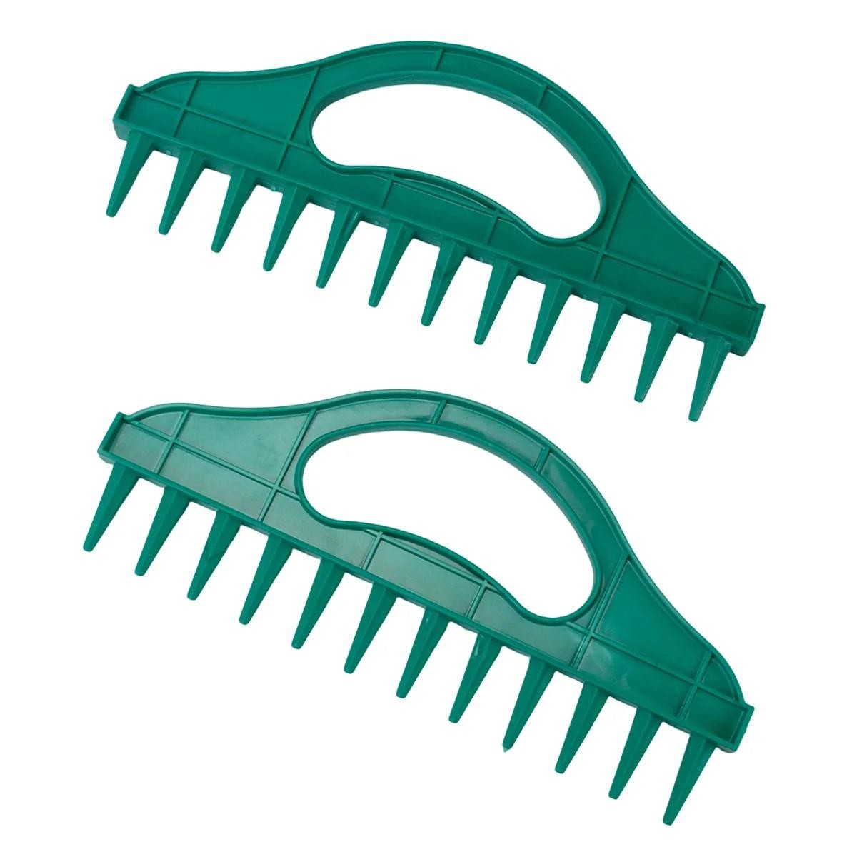 Garden Seeder Tool Hand Dibbler 12-hole Fast Seeding Seed-in Soil Digger Spacer