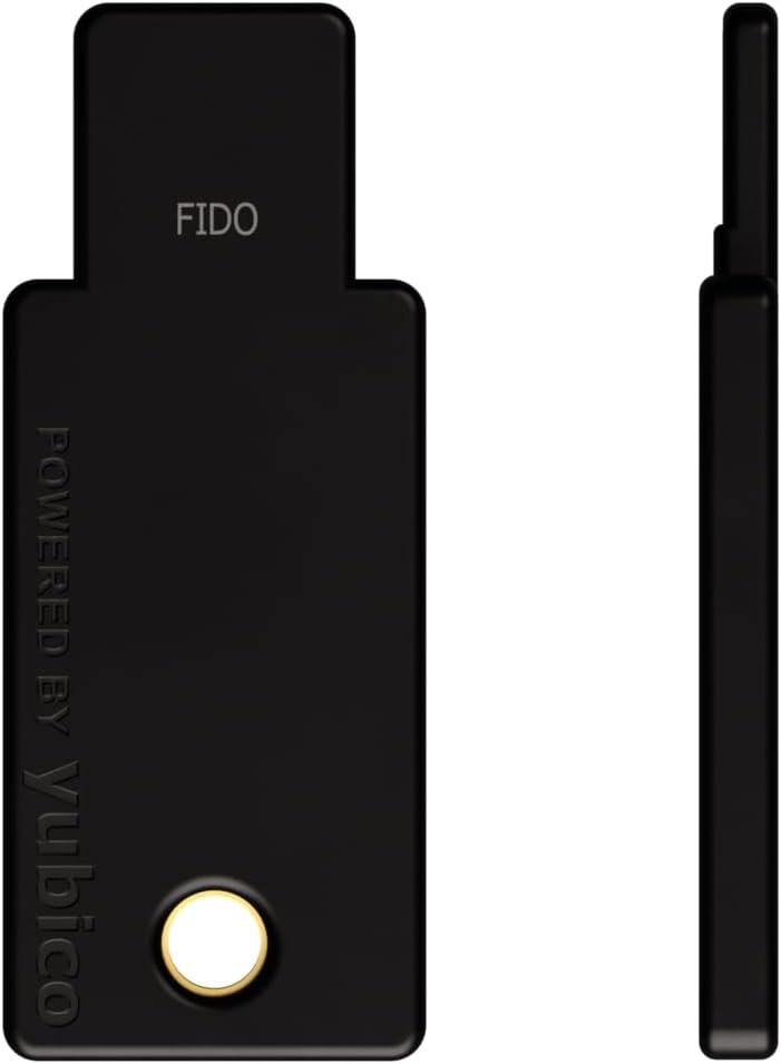 YUBIKEY 5 NFC Two Factor Authentication USB NFC Security Key Fits USB-A