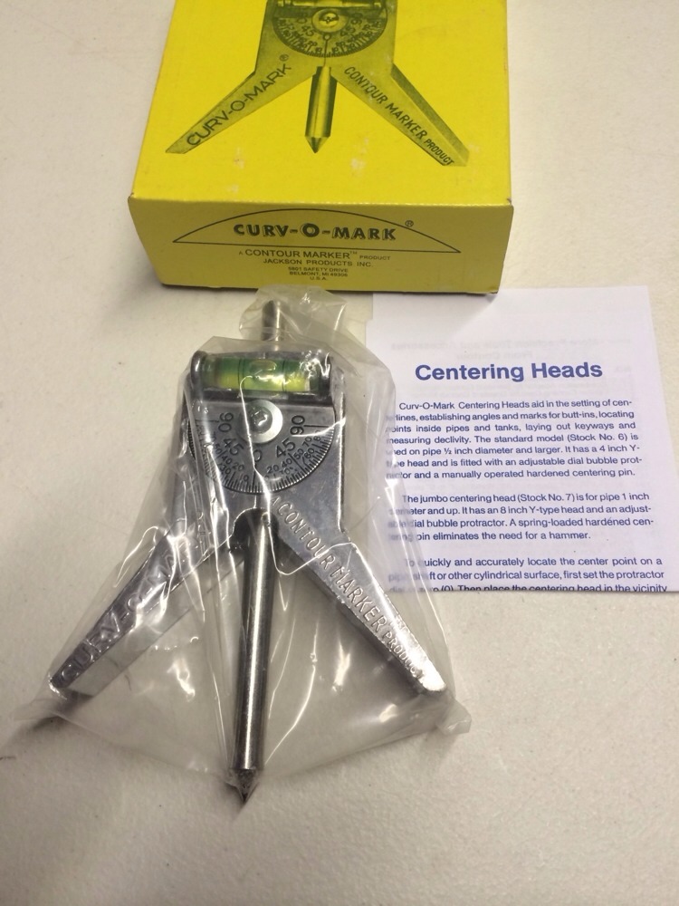 Contour Standard Curv-O-Mark Centering Head 14775 JS#3001879