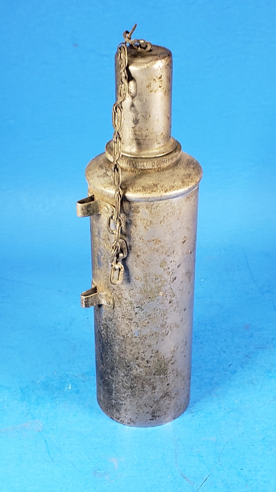 Torch Alcohol Roberts Nickle Plated Brass Patent Circa 1899 Antique