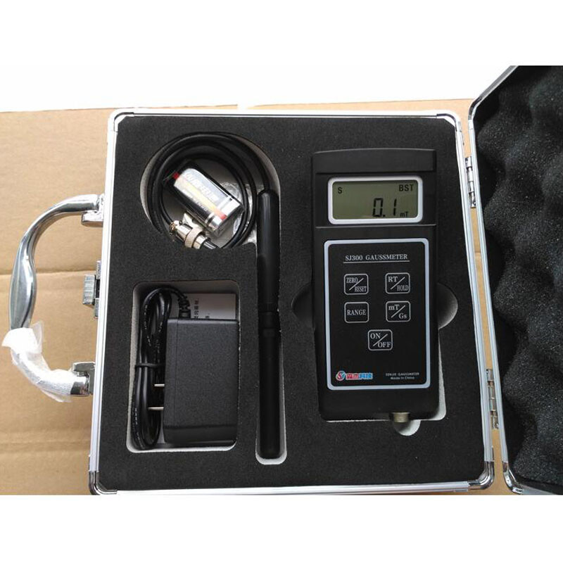DC Surface Magnetic Field Tester Gauss Meter Teslameter 0-200mT~2000mT SJ300