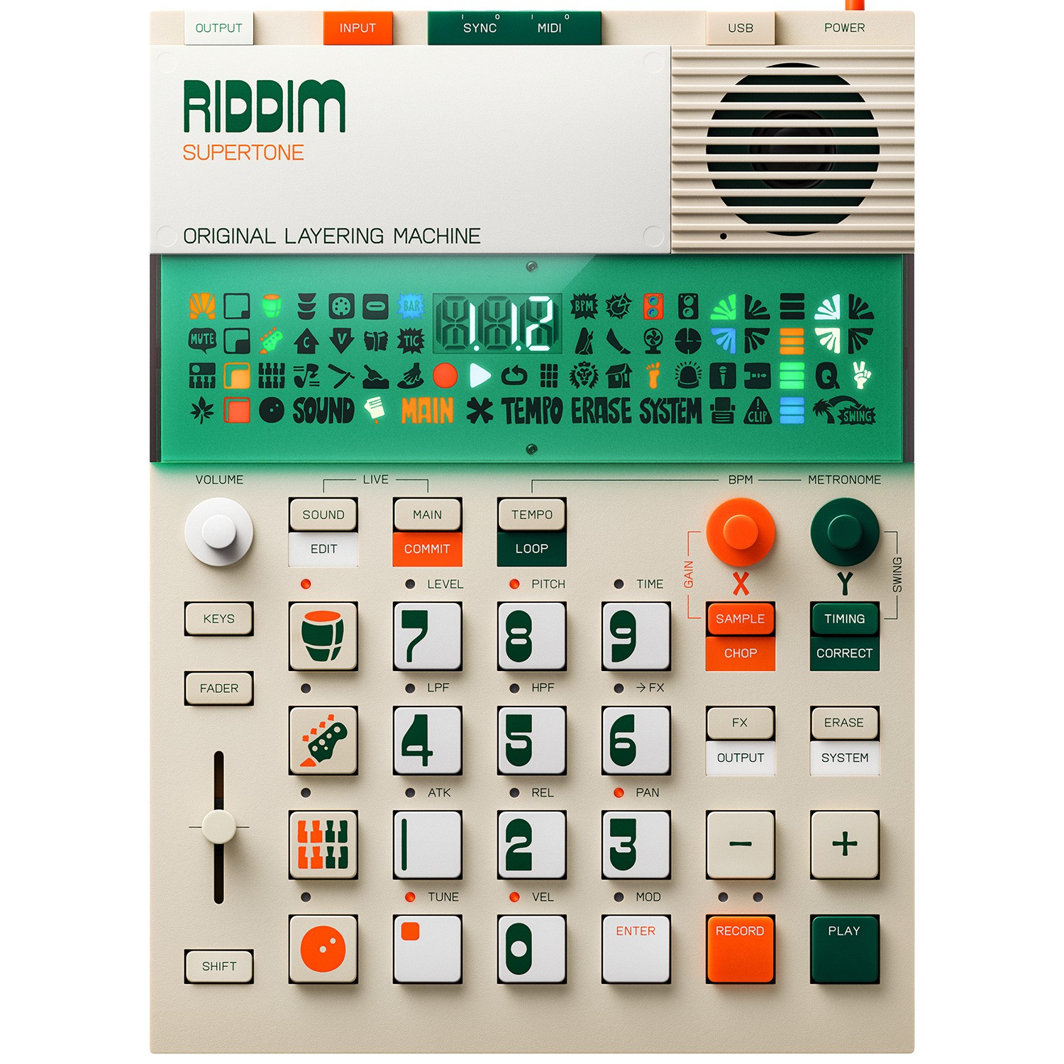 Teenage Engineering EP-40 RIDDIM Reggae Sampler, Sequencer, and Composer