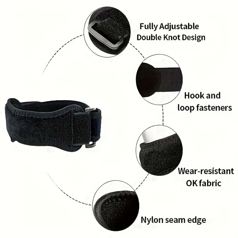 Sturdy Comfort-Fit Orthopedic-Friendly Lightweight Adjustable Knee Support Brace