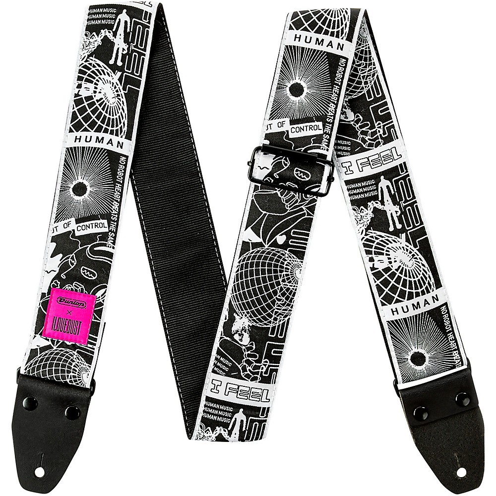 Dunlop I Love Dust Guitar Strap Robot Heart