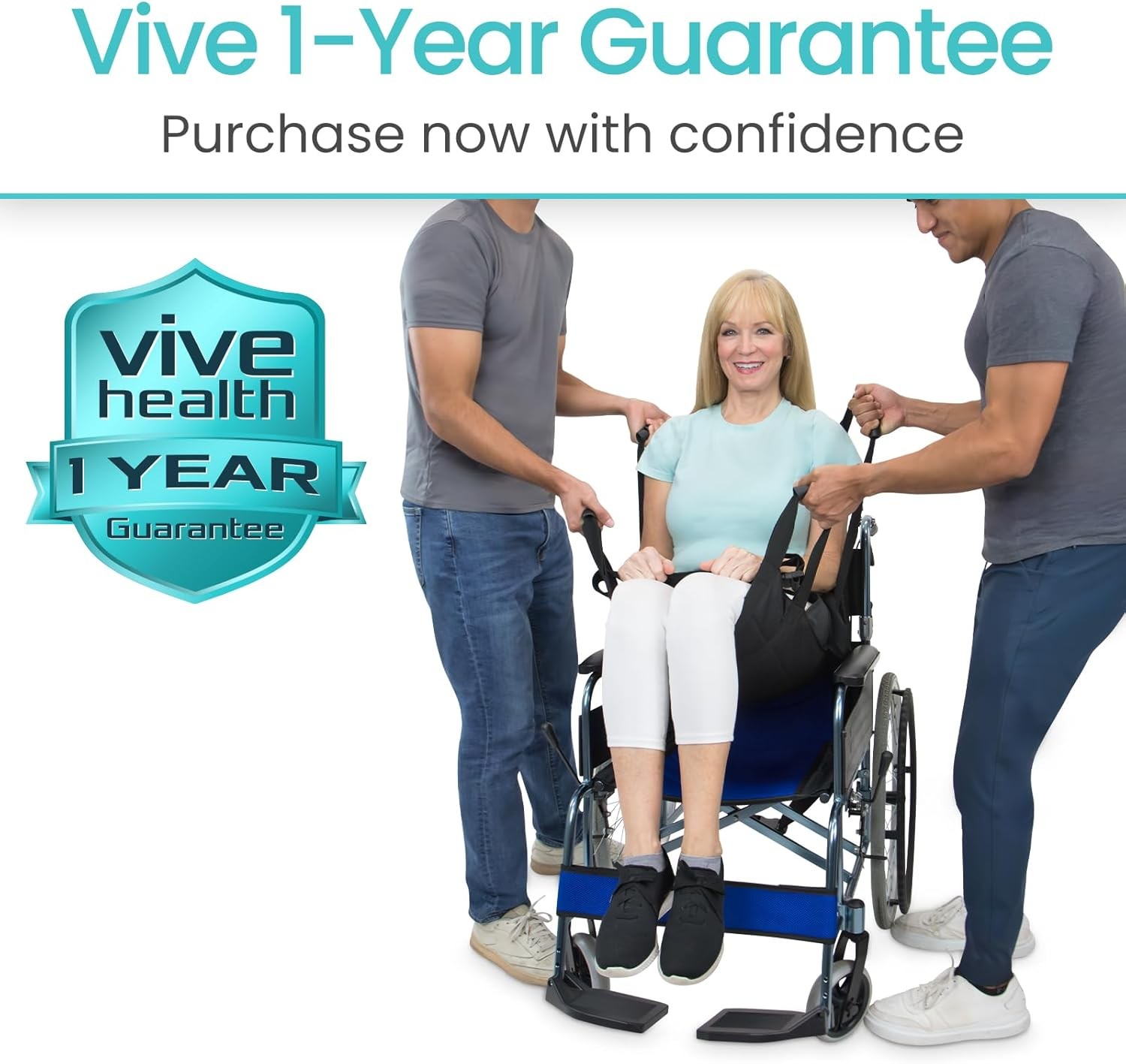 Transfer Sling for Elderly & Disabled - Patient Transfer Lift Assist Device for