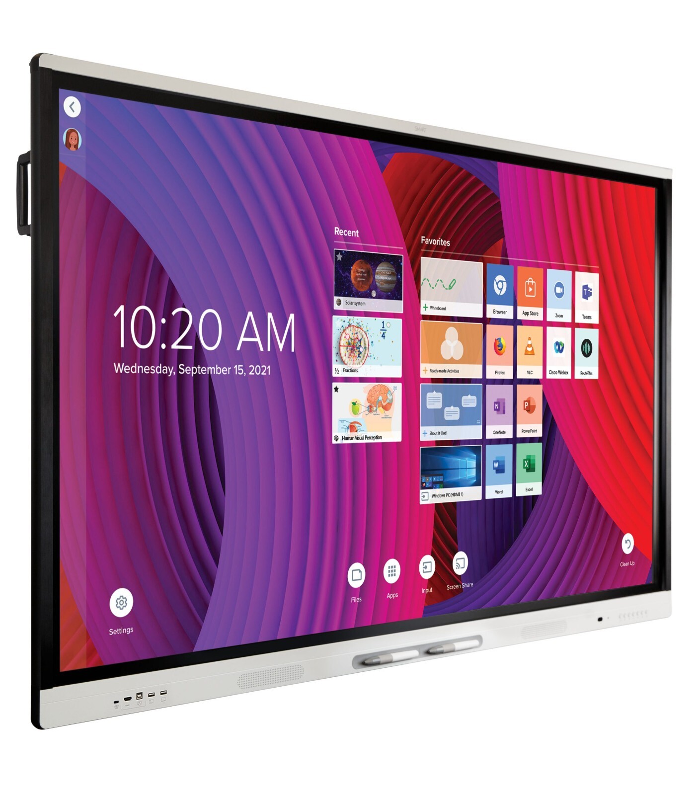 SMART Board MX275-V4 Interactive Whiteboard 75"Display for classroom