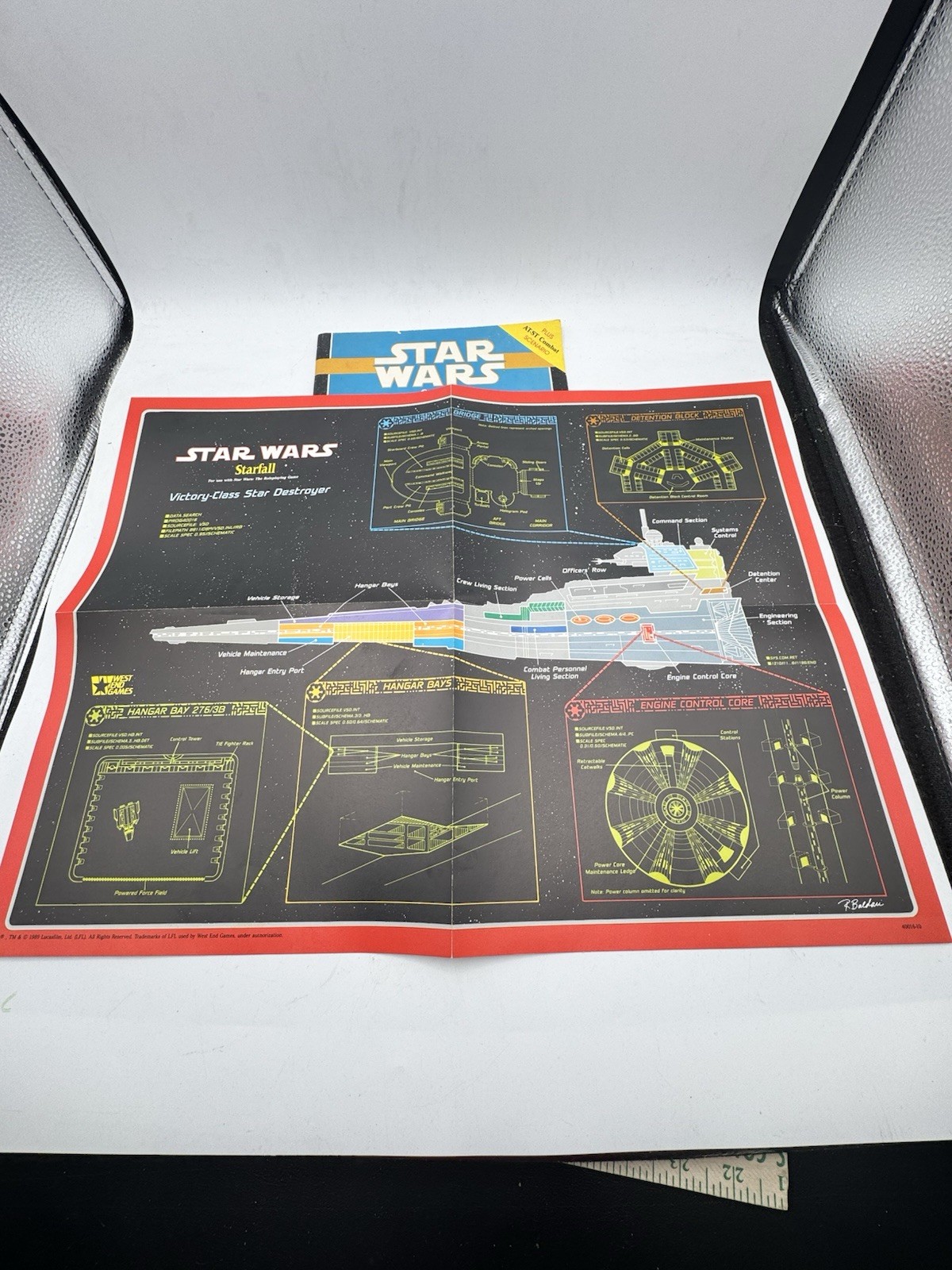 Star Wars Starfall - West End Games RPG 40016 - Includes Poster Map RPG