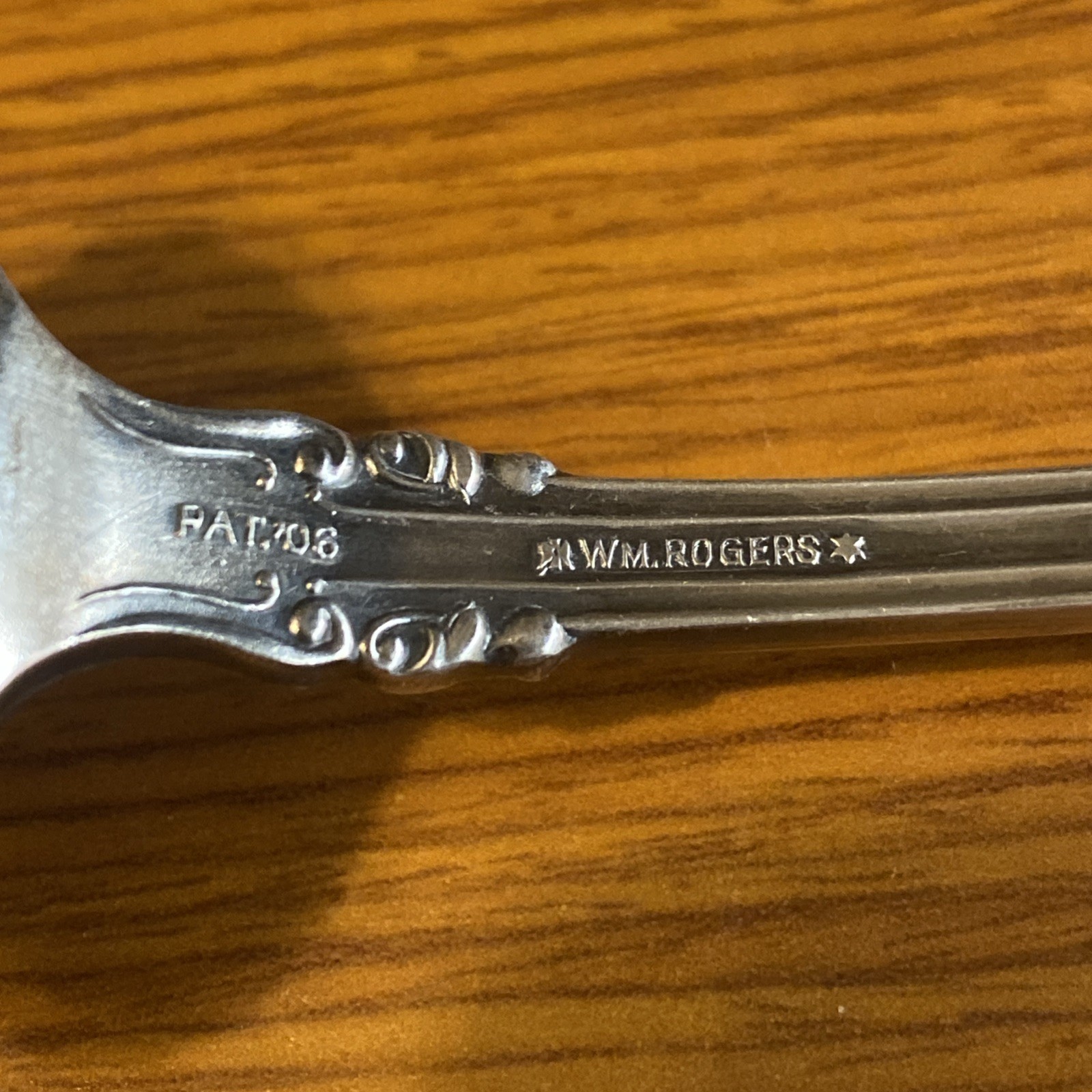 CEDRIC Cold Meat Serving Fork Wm Rogers Eagle Star Silverplate 1906 VGUC