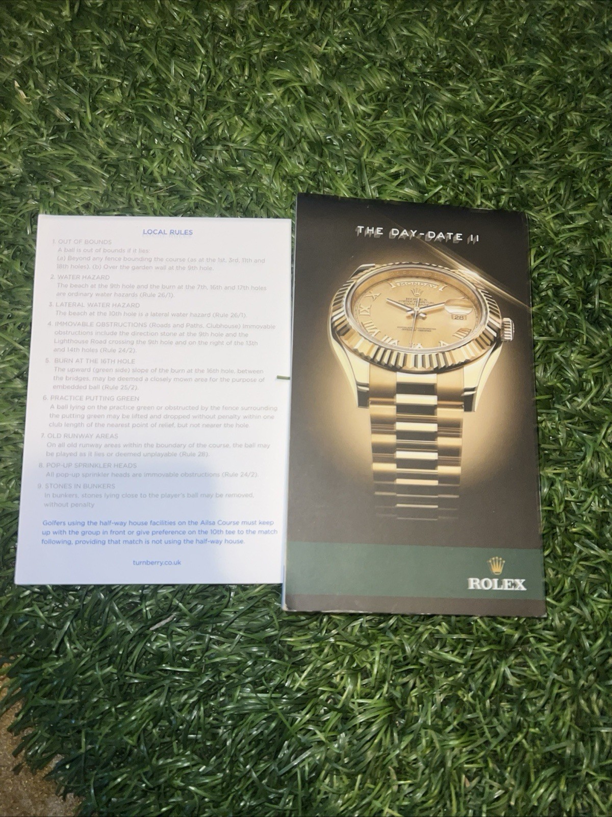 Turnberry Ailsa Course Yardage Guide With Scorecard