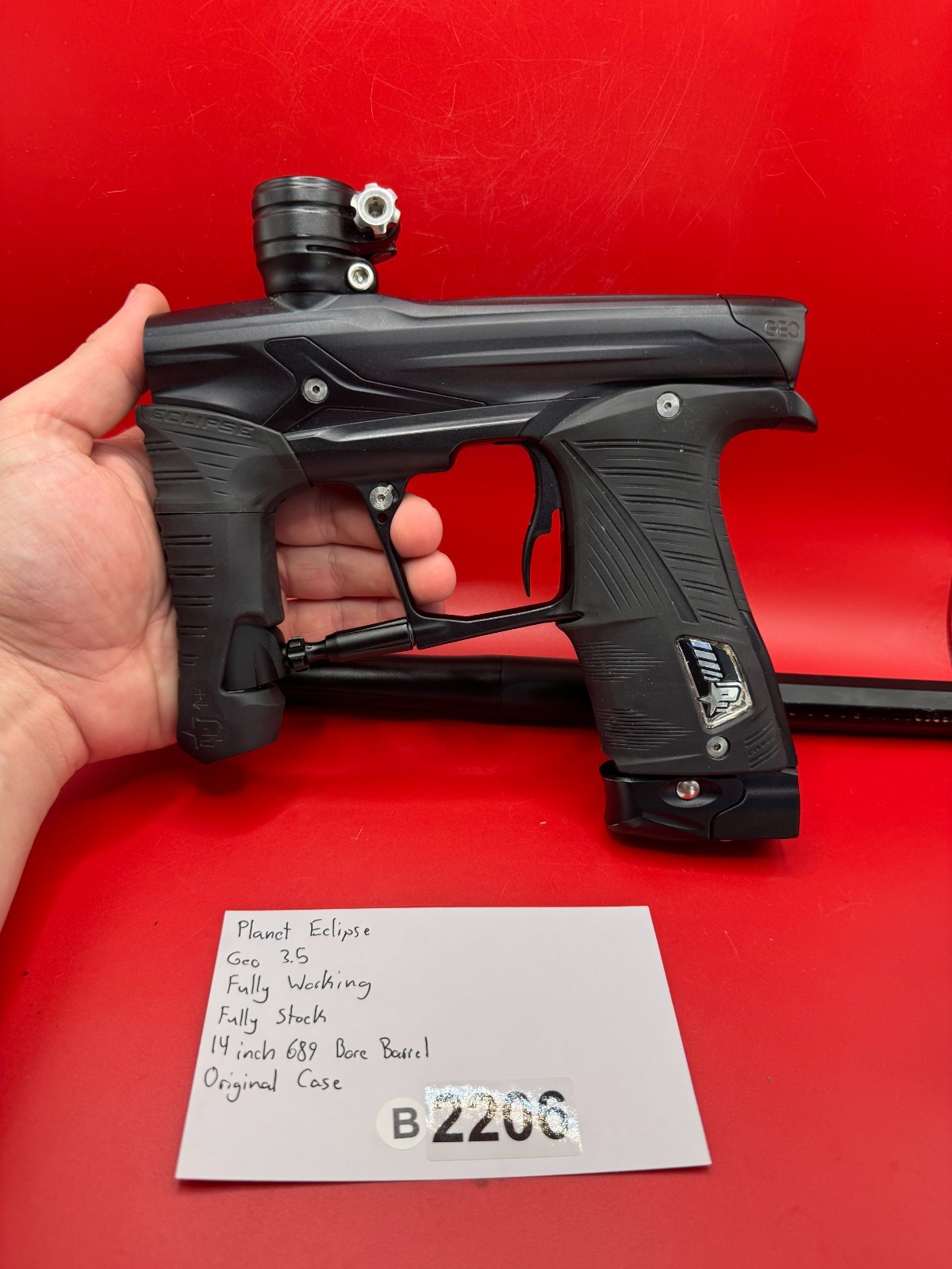 Planet Eclipse Geo 3.5 Paintball Marker - Used, Free Shipping