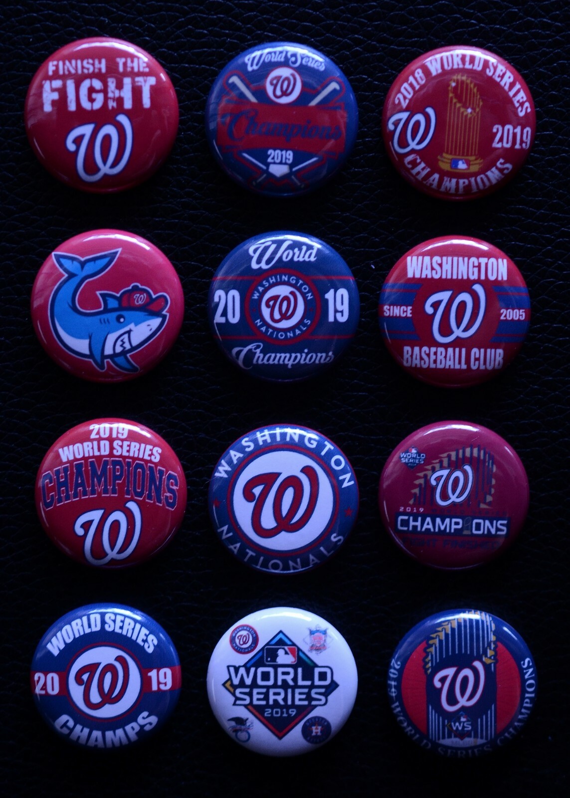 Washington Nationals 2019 Champions - 1" Pinback Buttons