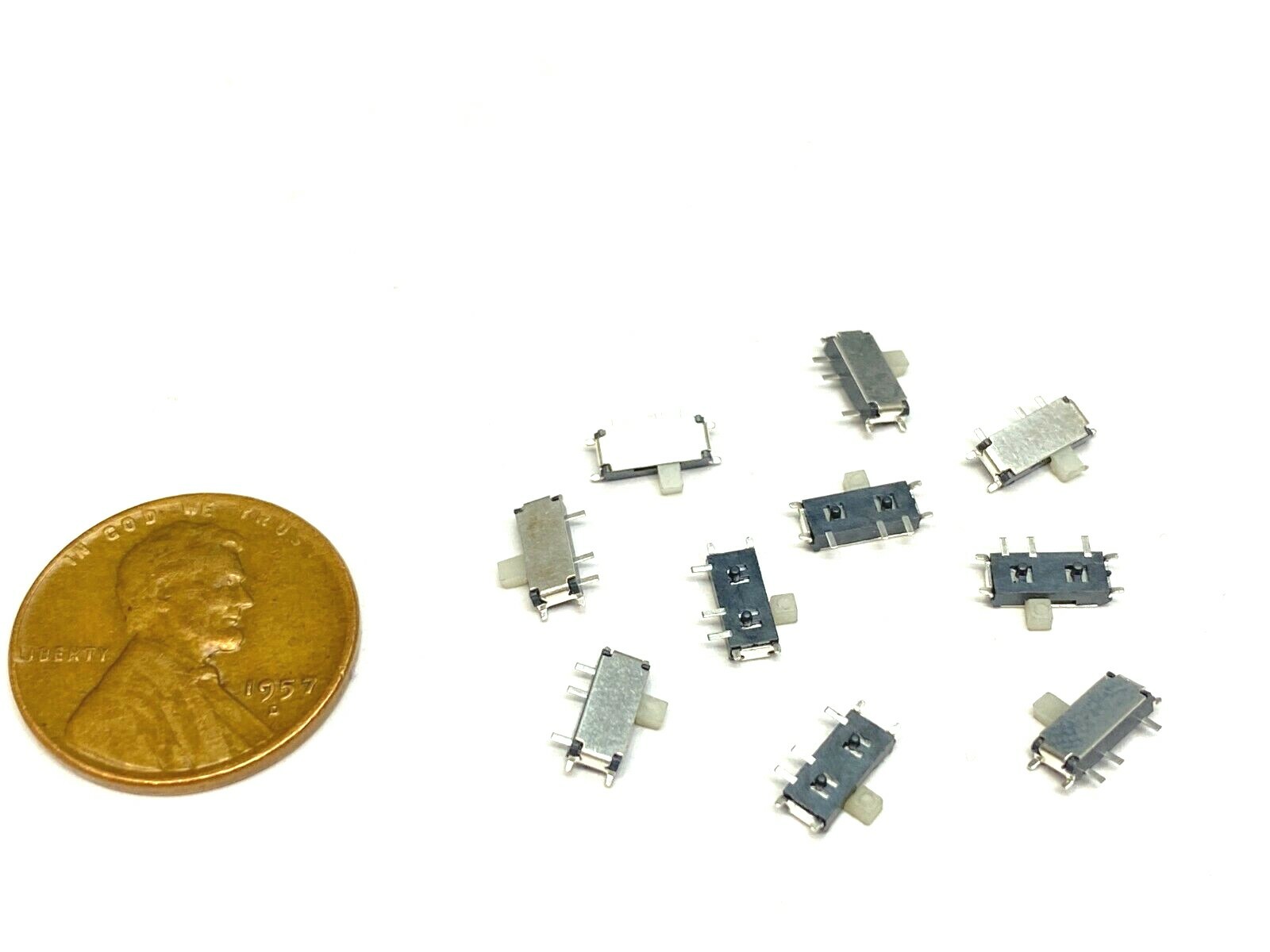10 Pieces MSK-12C02 Slide switch 7 Pin smd horizontal small mini Tactile PCB