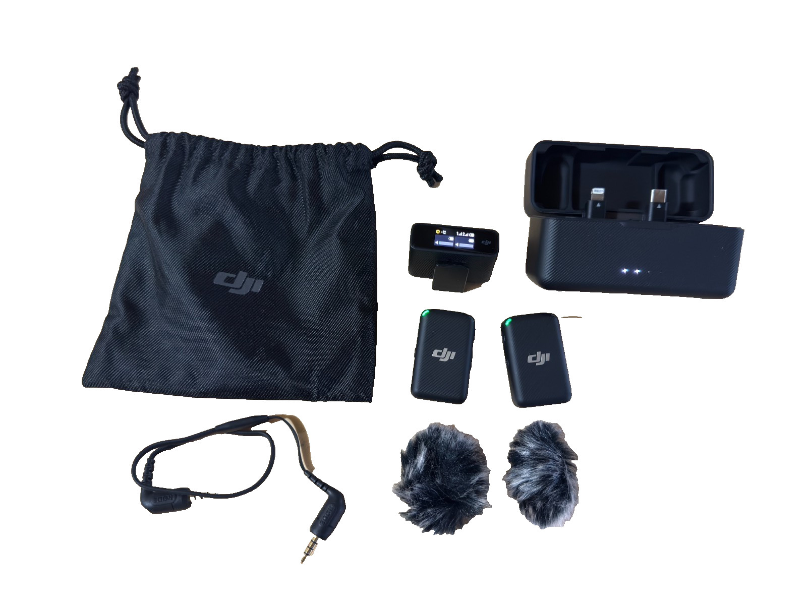 DJI Mic 2 Wireless Microphone System (2 TX + 1 RX + Charging Case) 32-Bit Float