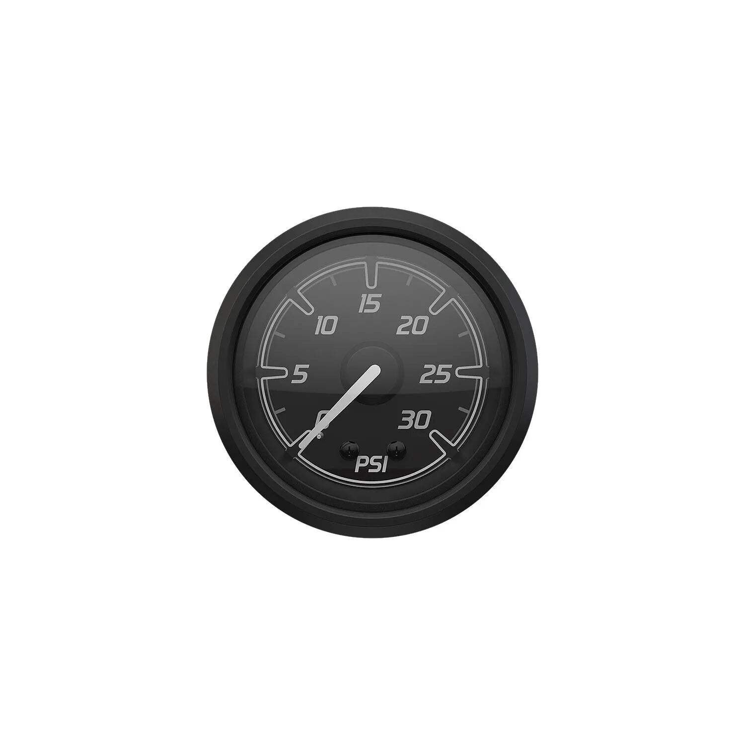 Mercury Water Pressure Gauge – Sport Black/Black 0–30 PSI 8M6020031