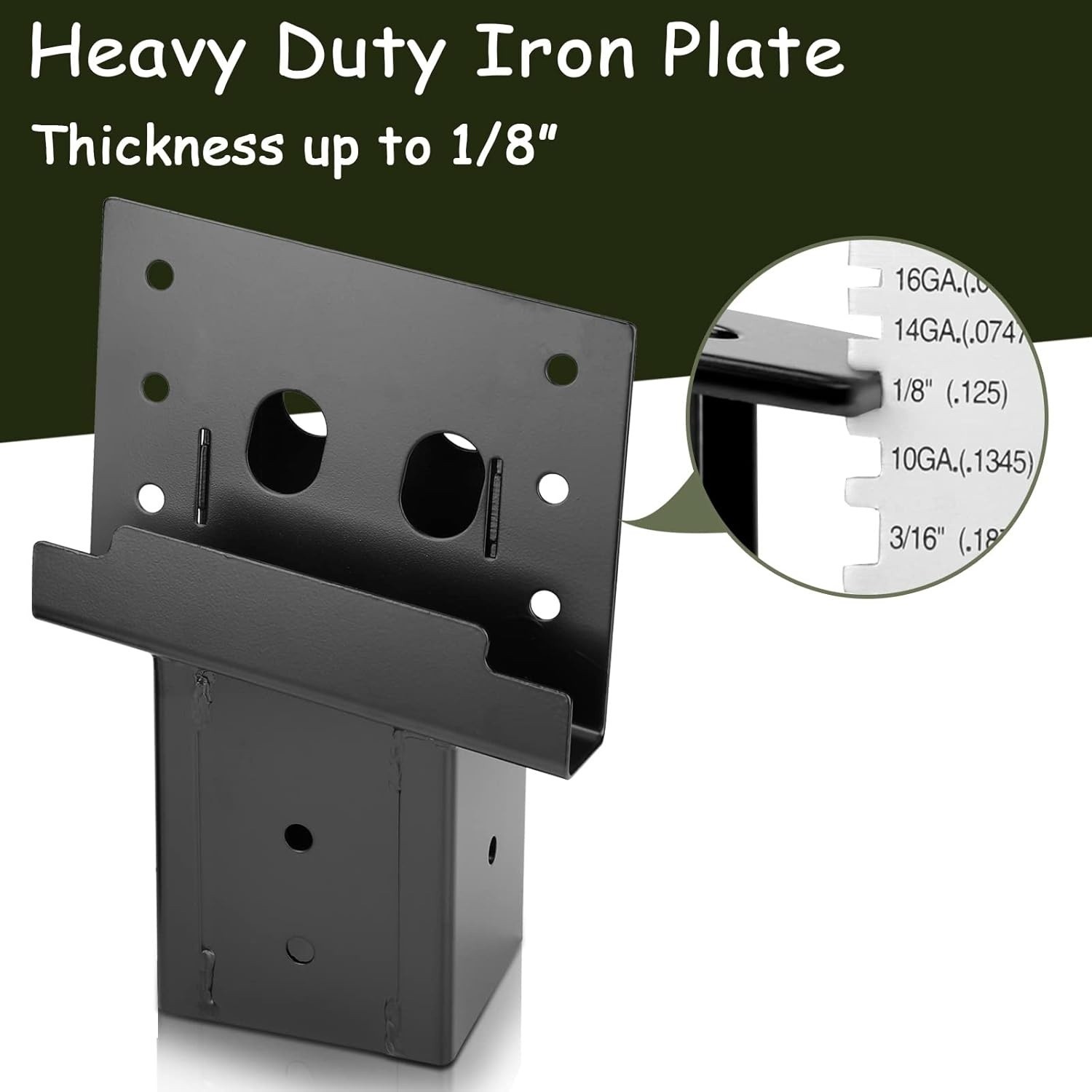 Elevator Bracket, Deer Stand Brackets 4x4 Deer Blind Bracket with Powder Coating