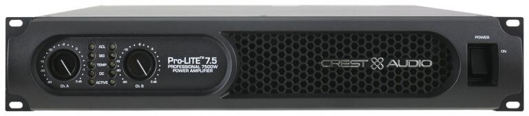 Crest Audio Pro-LITE 7.5 Ultra-Efficient Professional Class D Power Amplifier