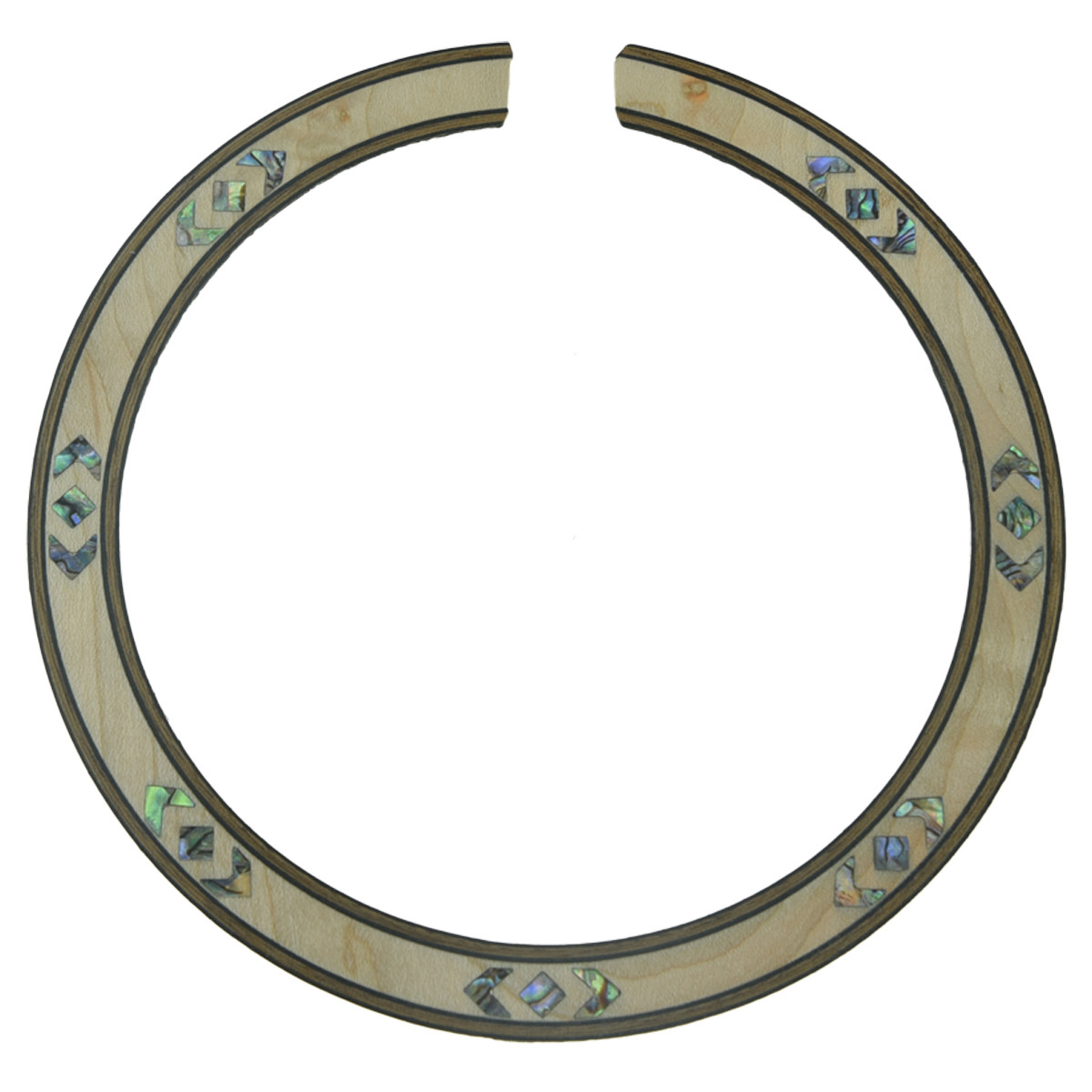 High Qaulity Acoustic Guitar Soundhole Maple Rosette Abalone Shell Inlay