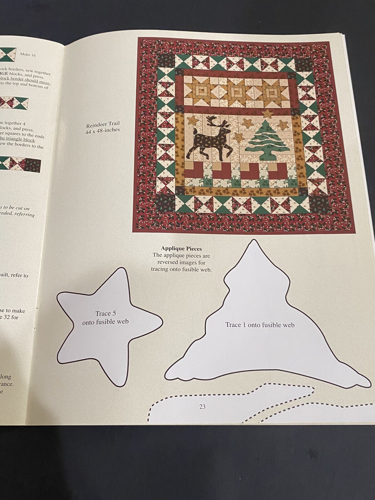 Mistletoe Mountain Quilt Pattern Booklet Thimbleberries by Lynette Jensen