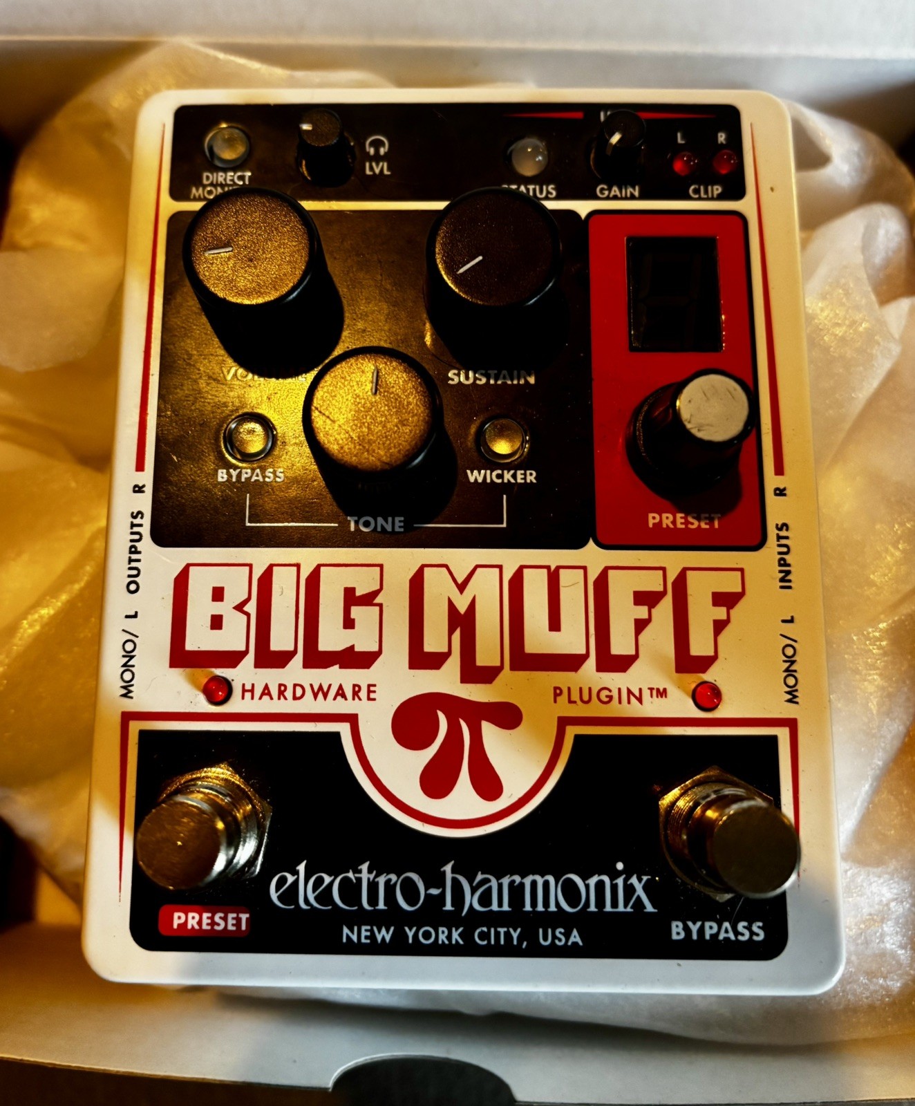 EHX Big Muff Pi Harware Plugin Pedal