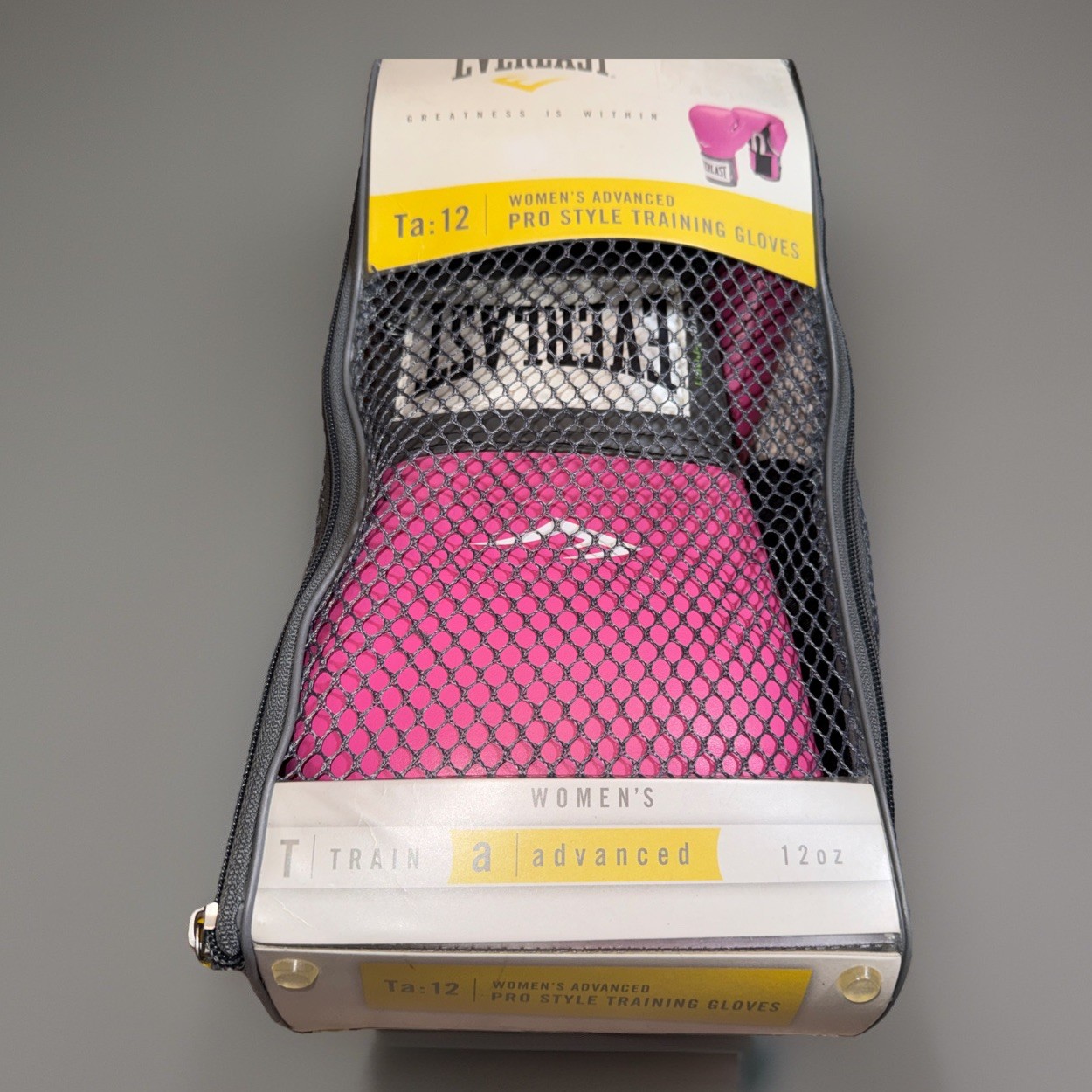 EVERLAST Pro Style 12oz Pink Advance Training Boxing Gloves Special Edition