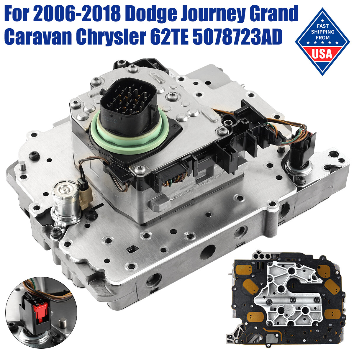 62TE Trans Valve Body Fit Dodge Grand Caravan 2008-2019 Chrysler OE Replacement
