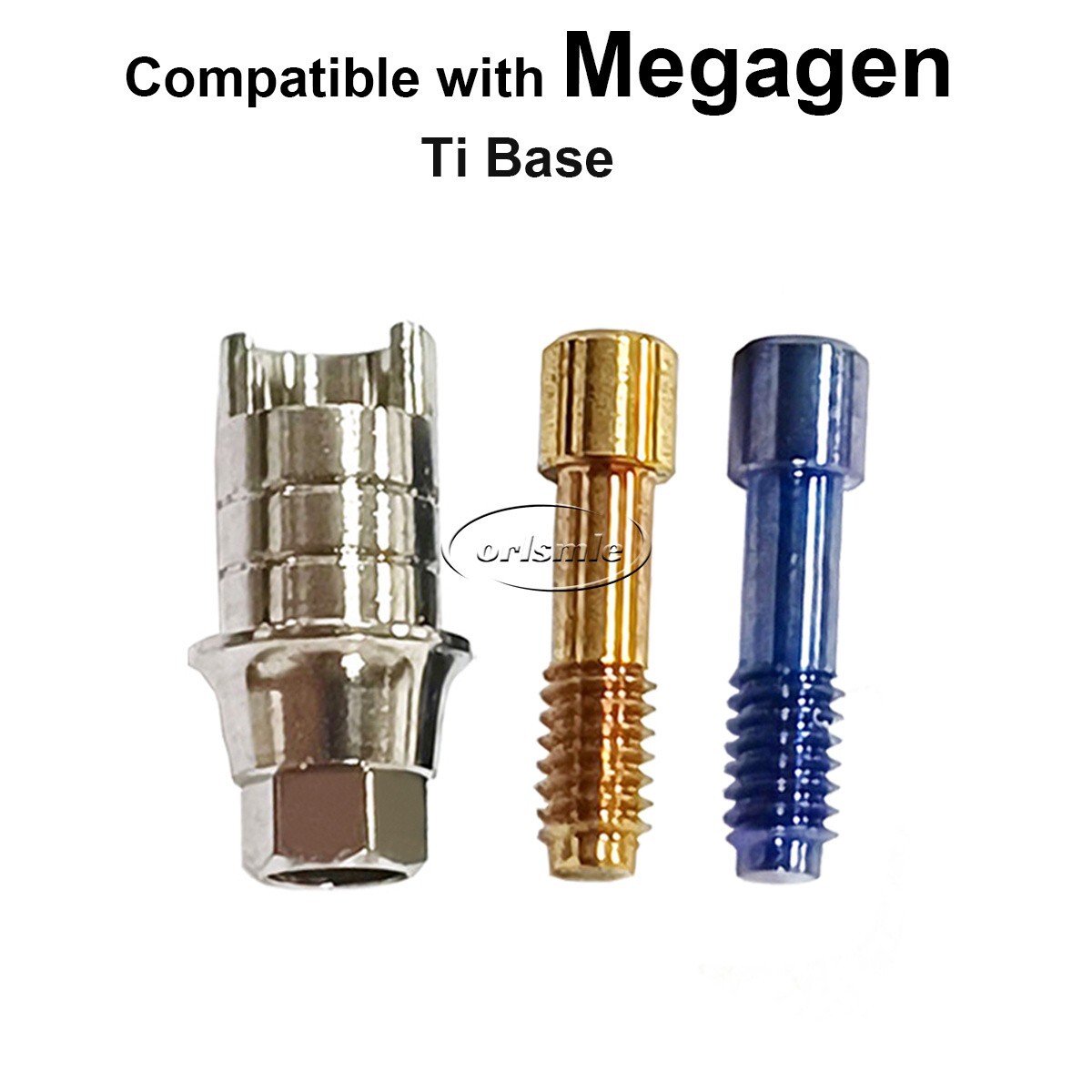 Ti base ZrGEN abutment for zirconia customized abutment Fits to Megagen Anyridge