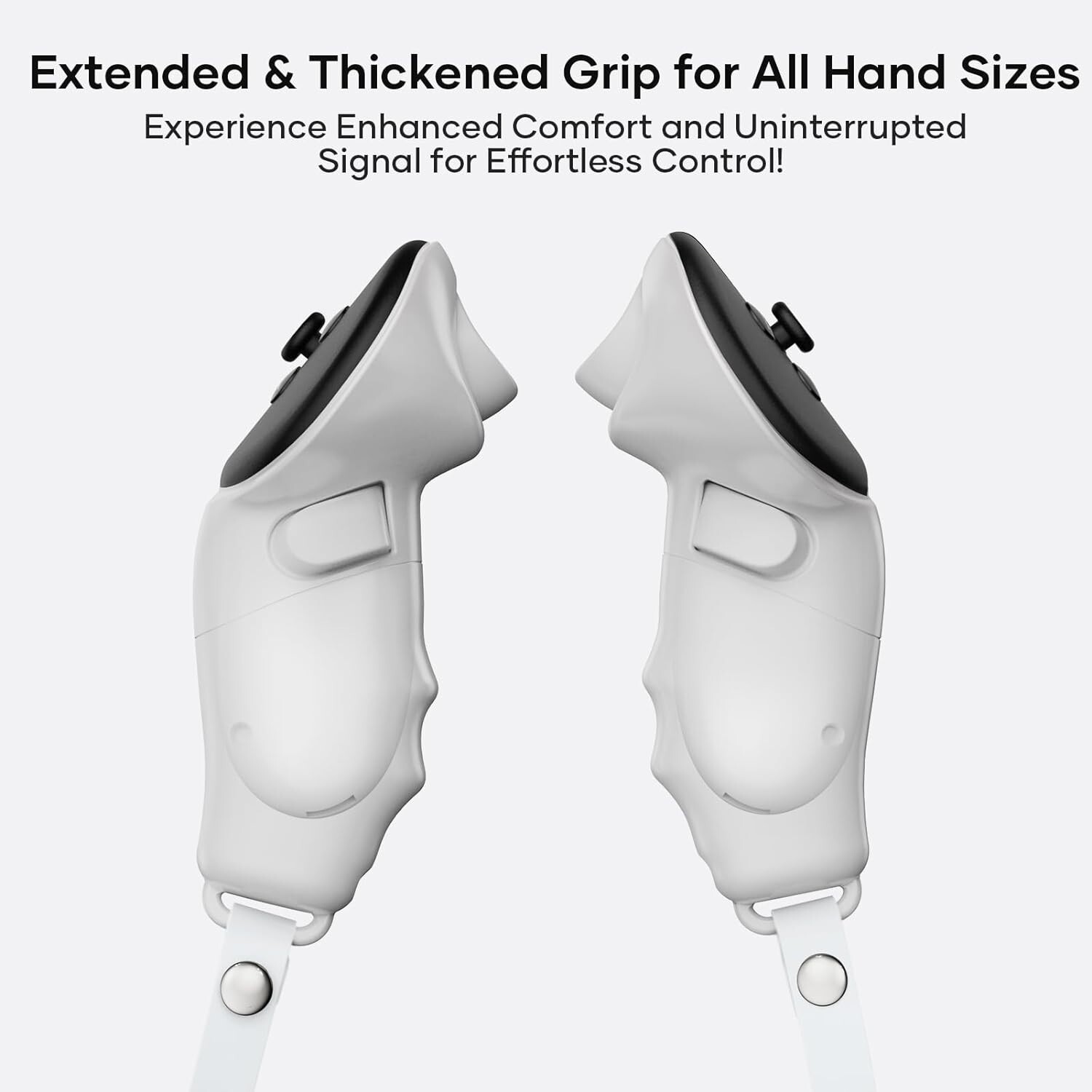 X-SUPER HOME Magnetic Controller Grip Compatible for Meta Quest 3 VR -ST
