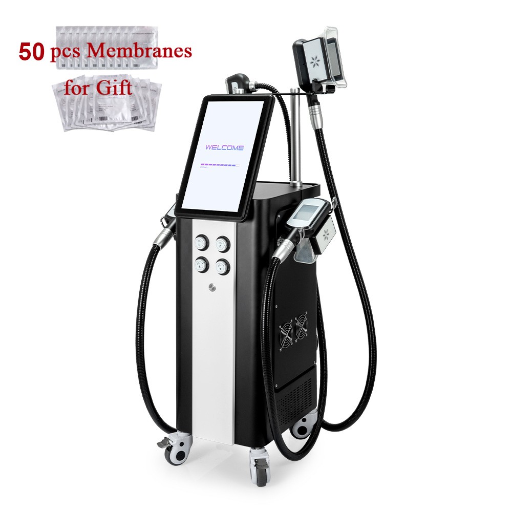 4 Handles Cool Therapy Freezing Double Chin Removal Body Massager Beauty Machine