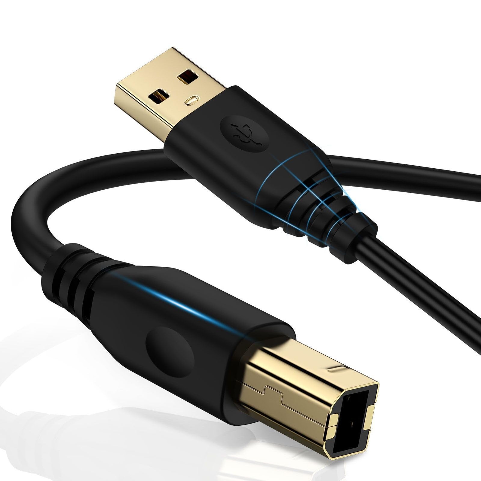 USB Printer Cable 6FT Type A to Type B Printing Cable, High-Speed Print Cord ...