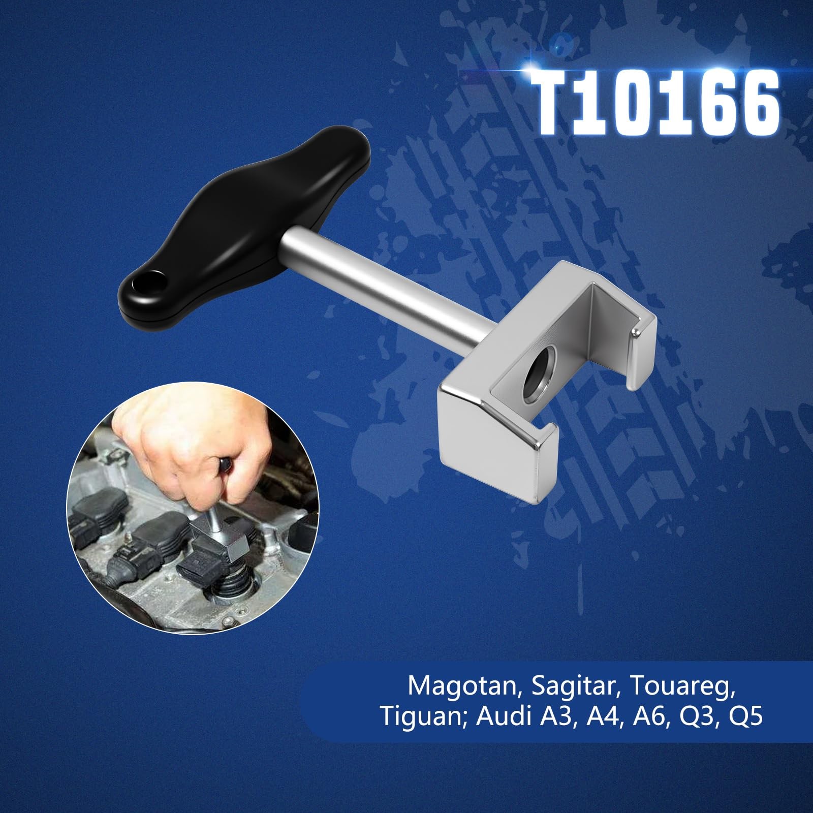 Spark Plug Ignition Coil Removal Puller Tool Kit Compatible with VW Audi Seat...