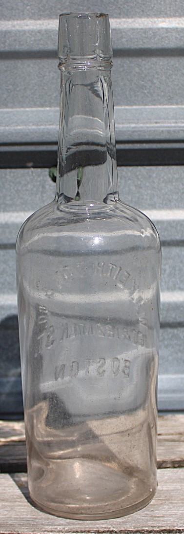 Old Whiskey Bottle- W. H. Keith & Son Co. Boston