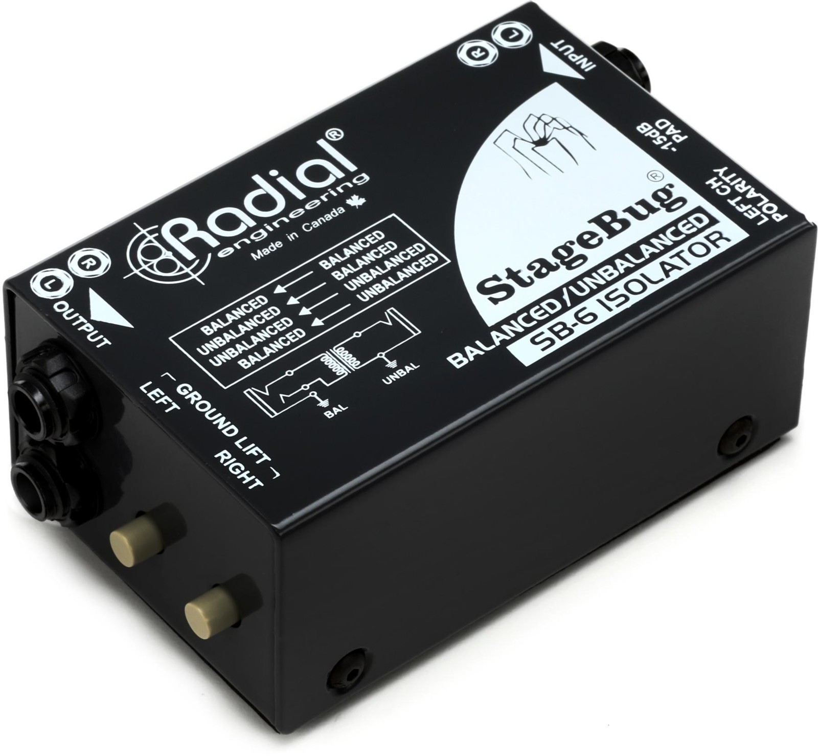 Radial SB-6 Isolator 2-channel Line Isolator