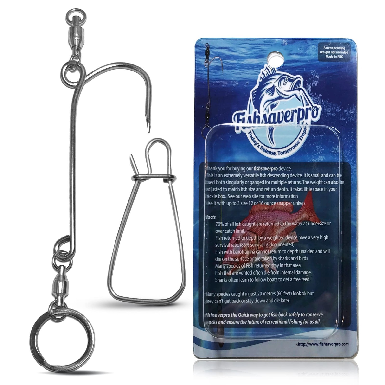 Compact Fish Descending Device - Reliable Release Tool for Red Snapper, NOAA Com