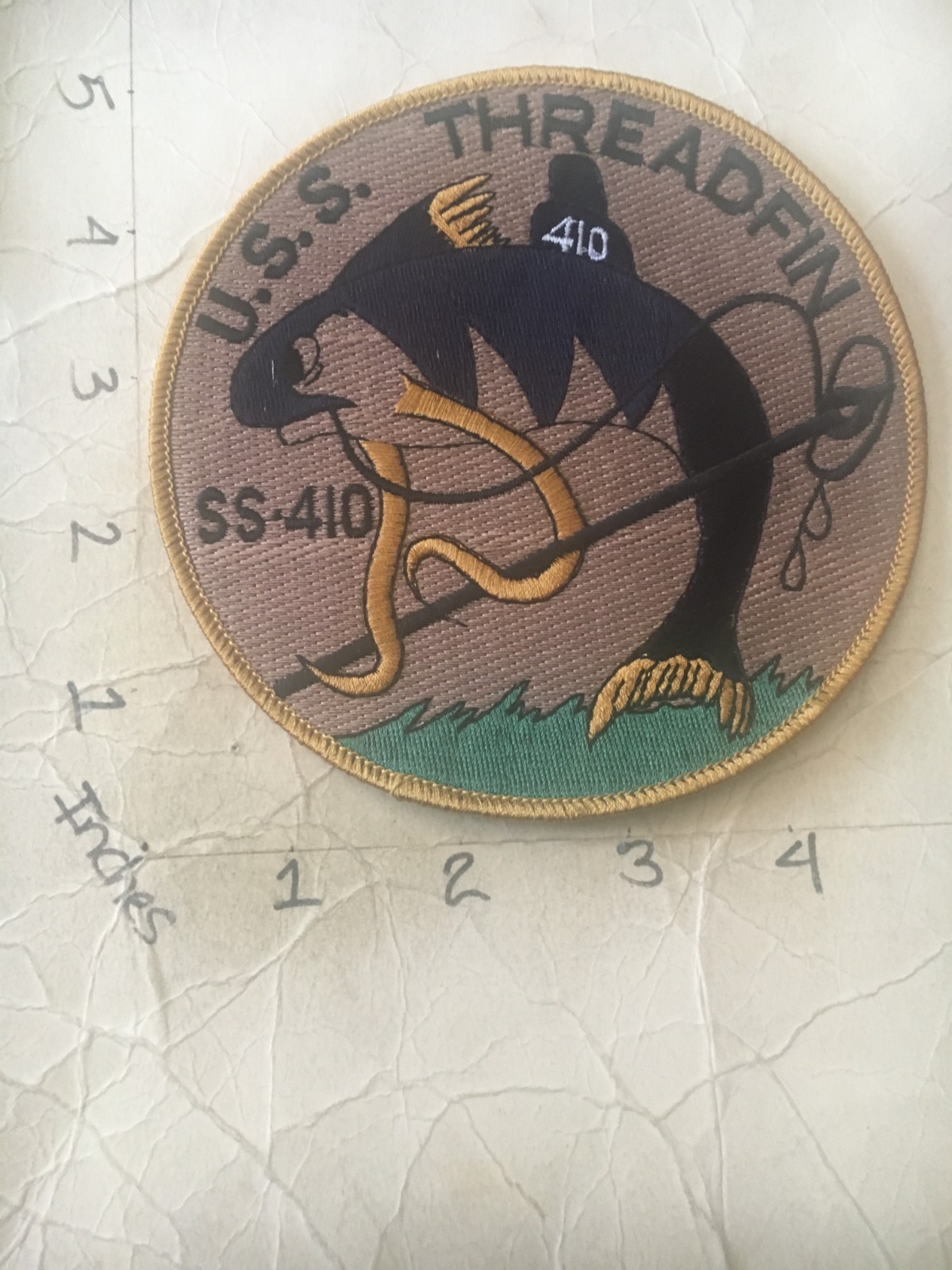 US NAVY USS Threadfin SS-410 Submarine Patch 8/8/25 variant 3