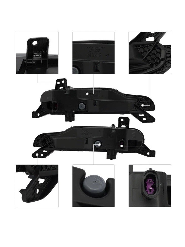 For 2016-2018 Range Rover Evoque LED DRL Daytime Running Fog Light Lamp Pair Set