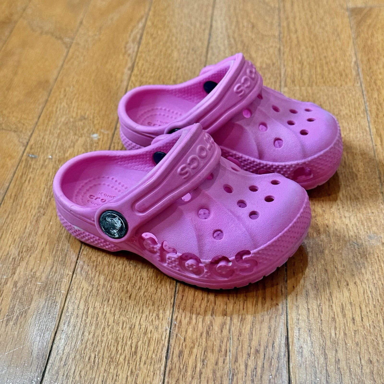 Crocs Girls 5C Toddlers Baya Clogs Water Shoes Sandals C5 Slip Slide On Kids