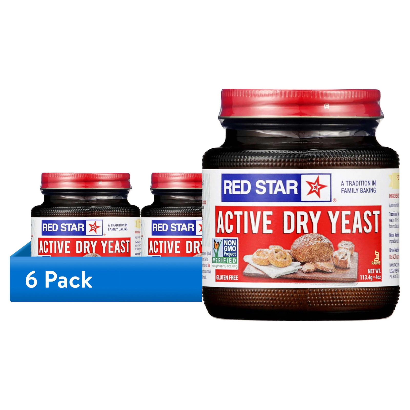 Active Dry Yeast Baking Ingredient Jar