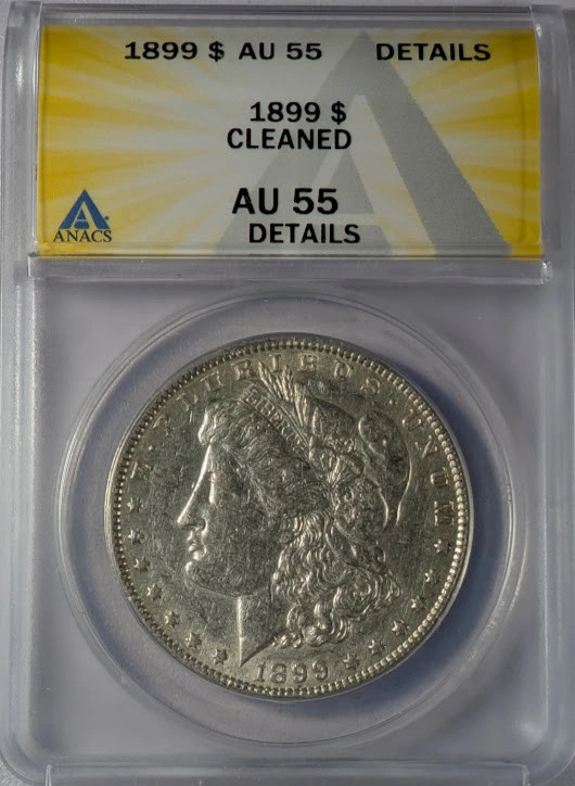 1899 Morgan Silver Dollar ANACS AU-55