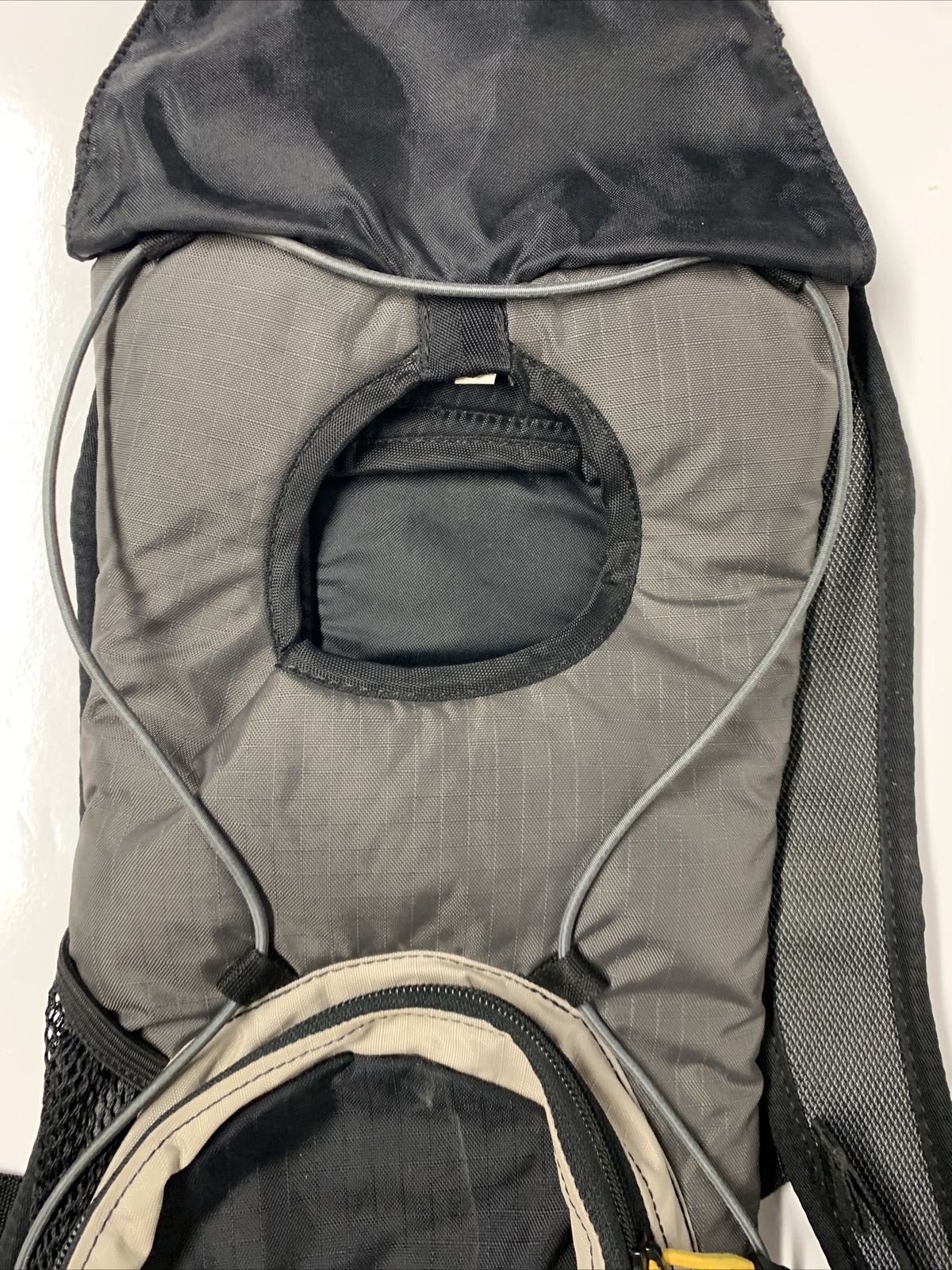 EUC Camelbak LOBO Hiking Padded Backpack Black Tan - No Hydration Pack