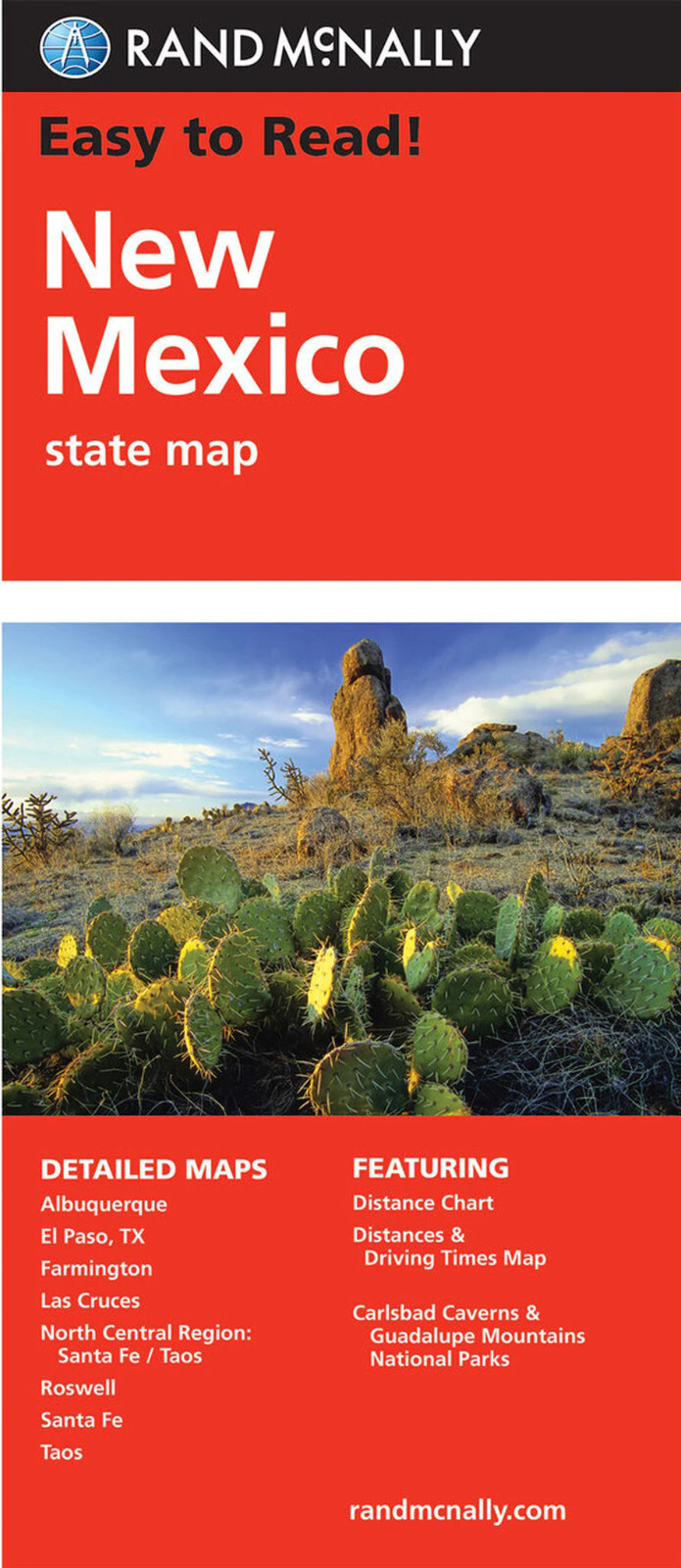 Rand McNally State Maps: New Mexico and Oklahoma (2 Maps)