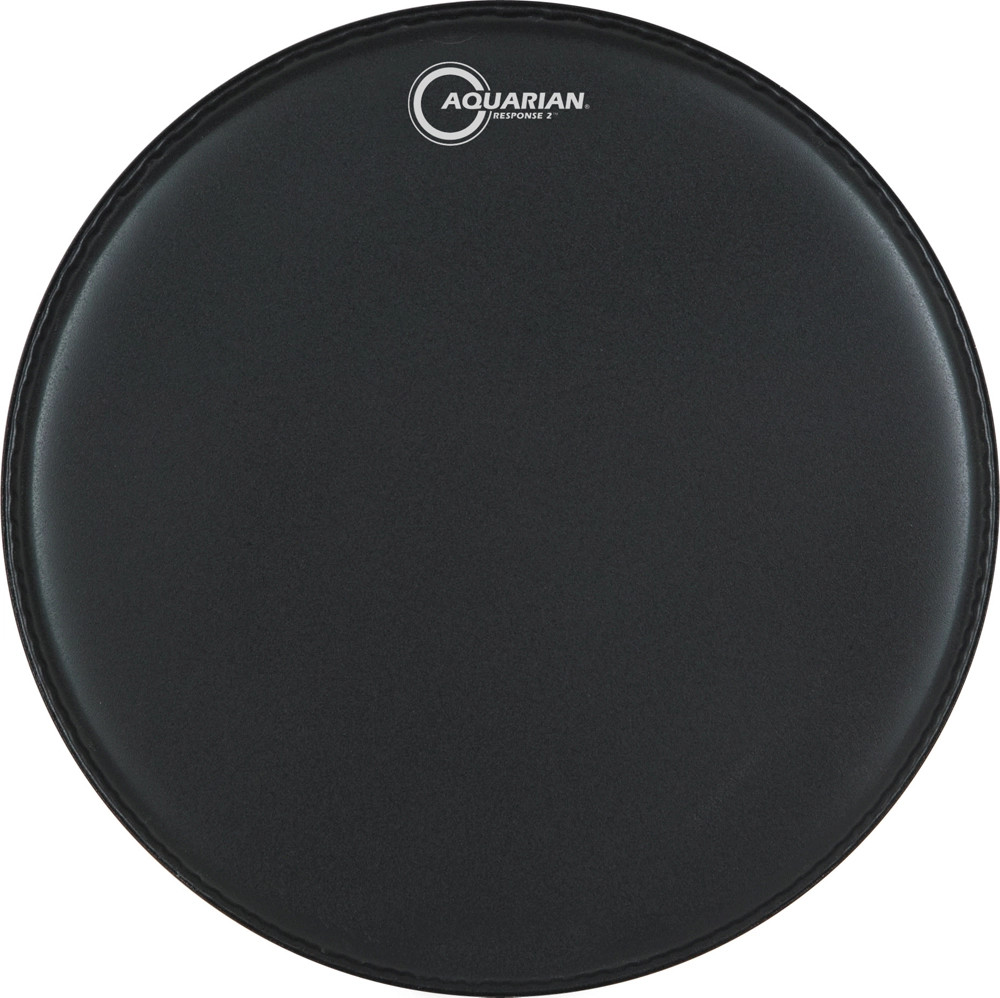 Aquarian Response 2 Drumhead (Black) 14 in.