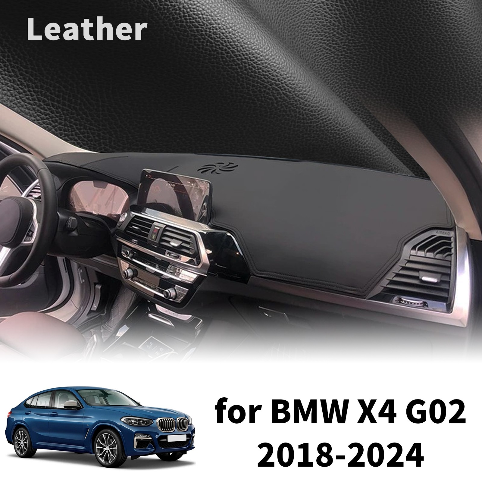 for BMW X4 G02 2018-2021 2022 2023 2024 LHD Dashboard Pad dashmat Accessories