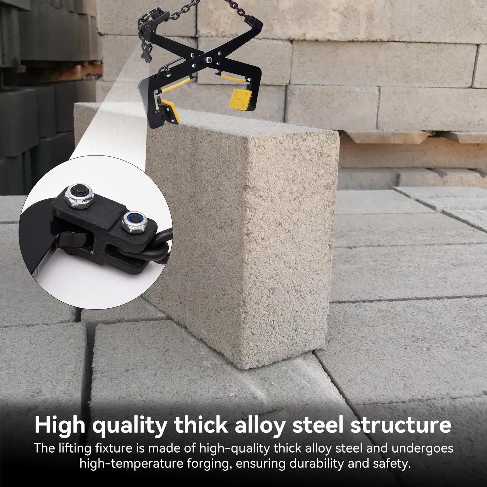 Lifting Clamp Heavy Duty Stone Lift Clamp Stone Lifting Clamp 350kg/770lbs